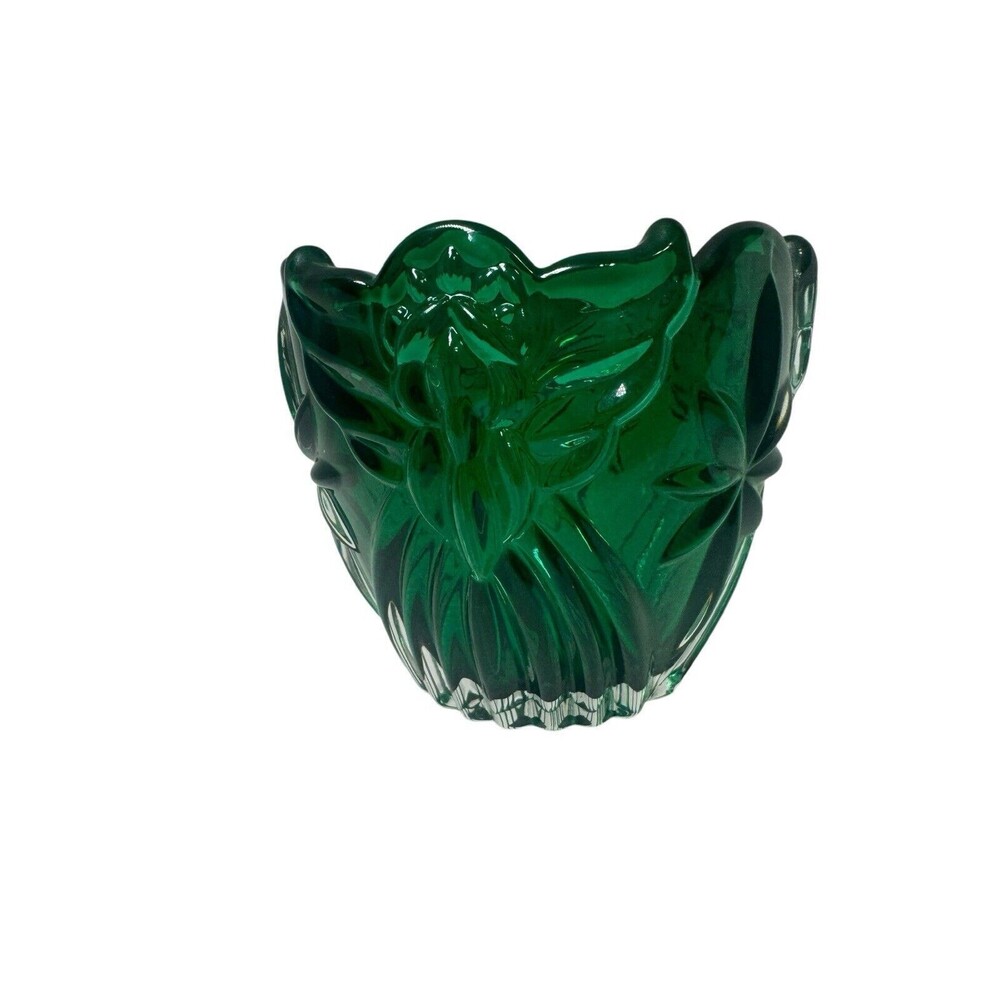 Vintage North Star Angel Candle Holder- Christmas Green- Made In Germany.